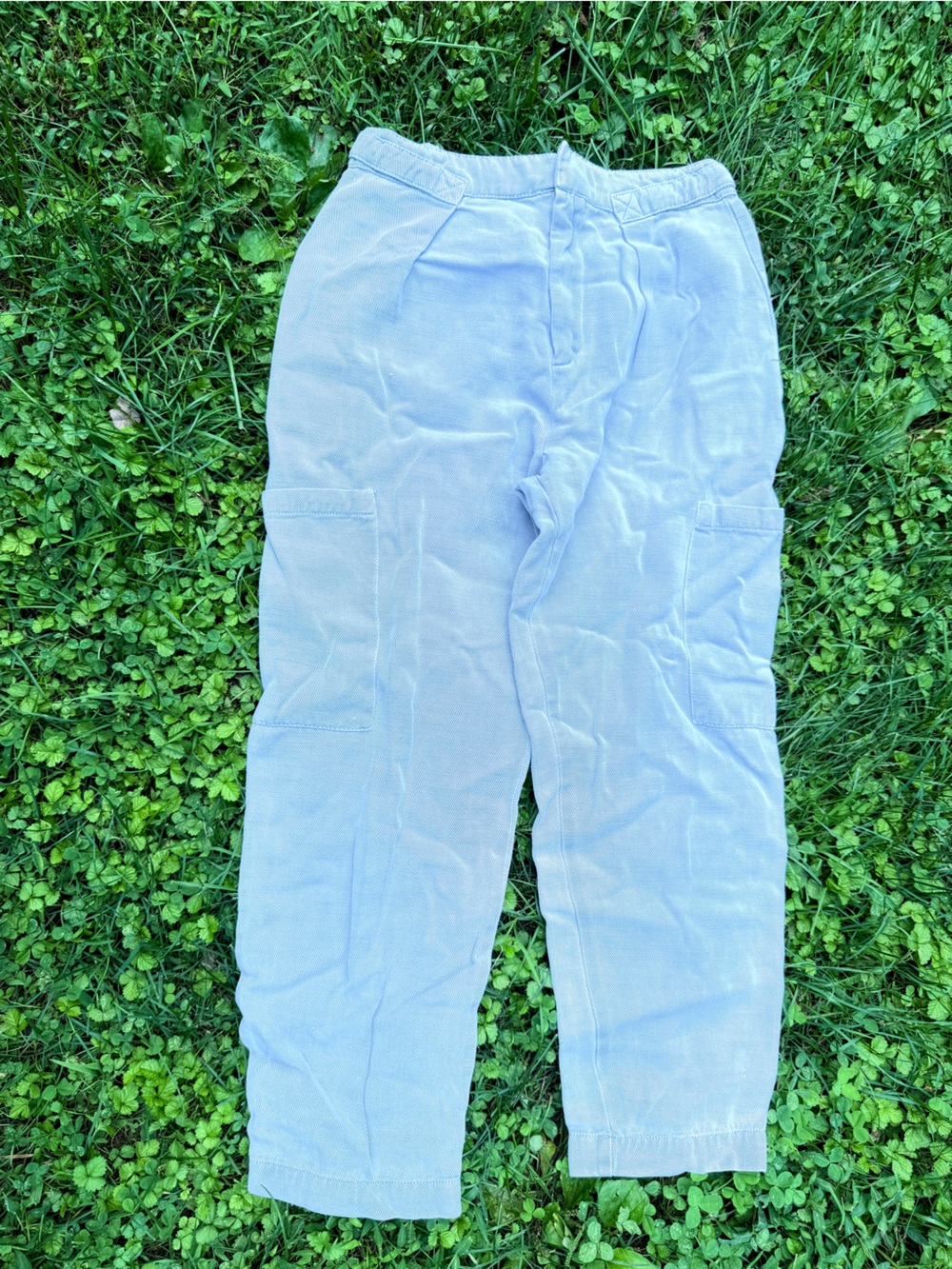 Zara Light Gray pants Casual Cargo Style